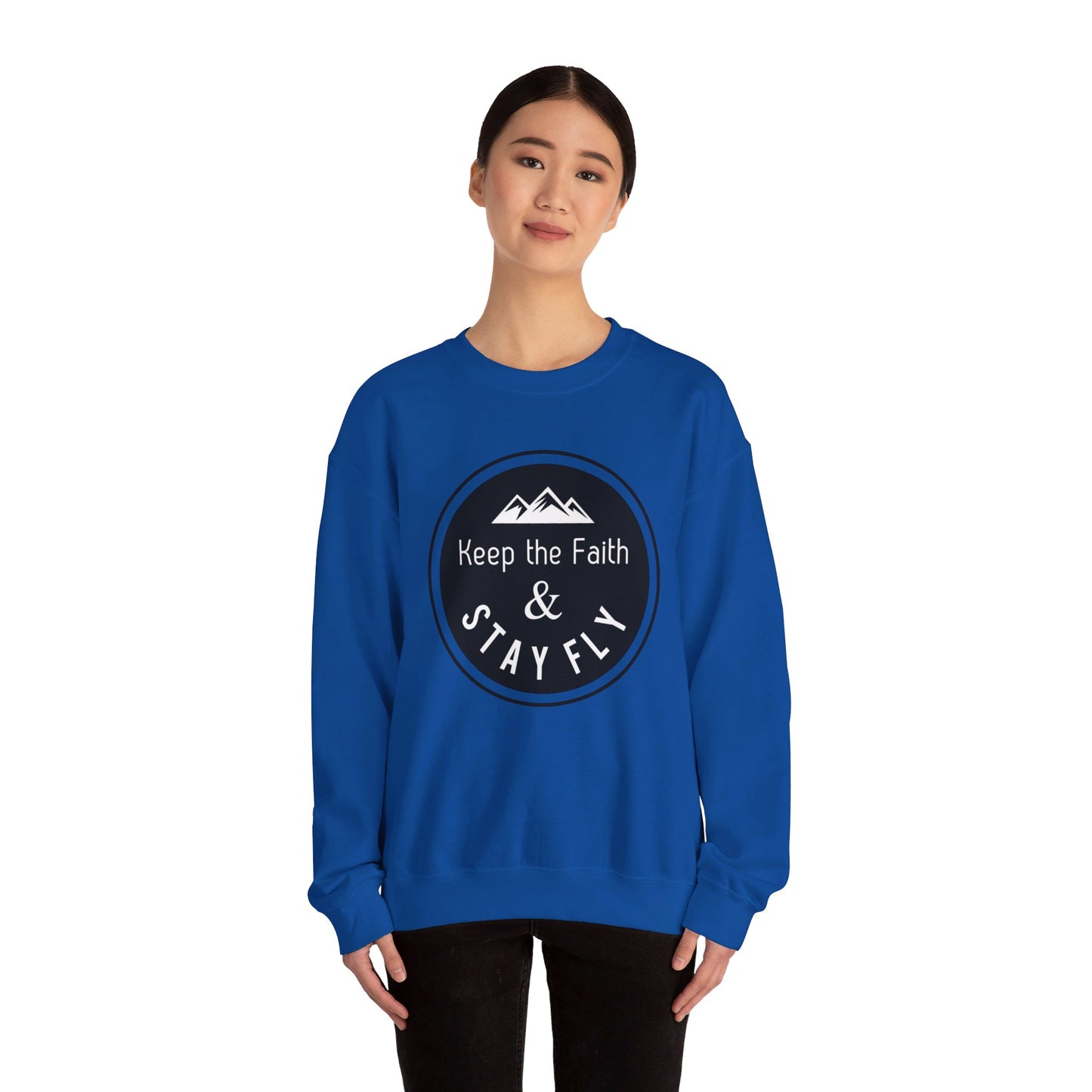 Keep The Faith & Stay Fly Christian Clothing, Christian Shirts, Christian Sweatshirt, Christian Hoodie, Top Religious Shirts, Bible Shirts