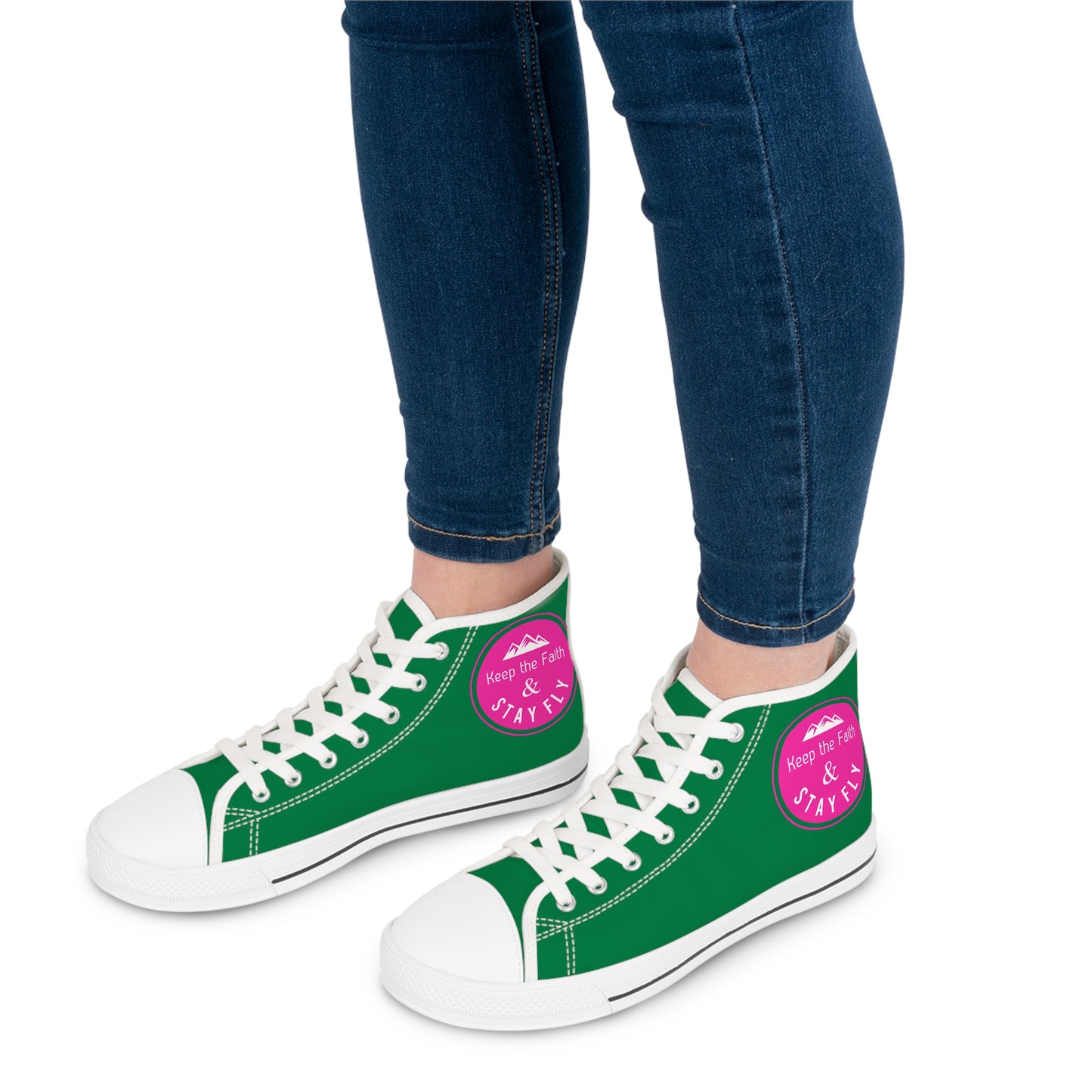 Keep The Faith & Stay Fly Christian Women's Sneakers