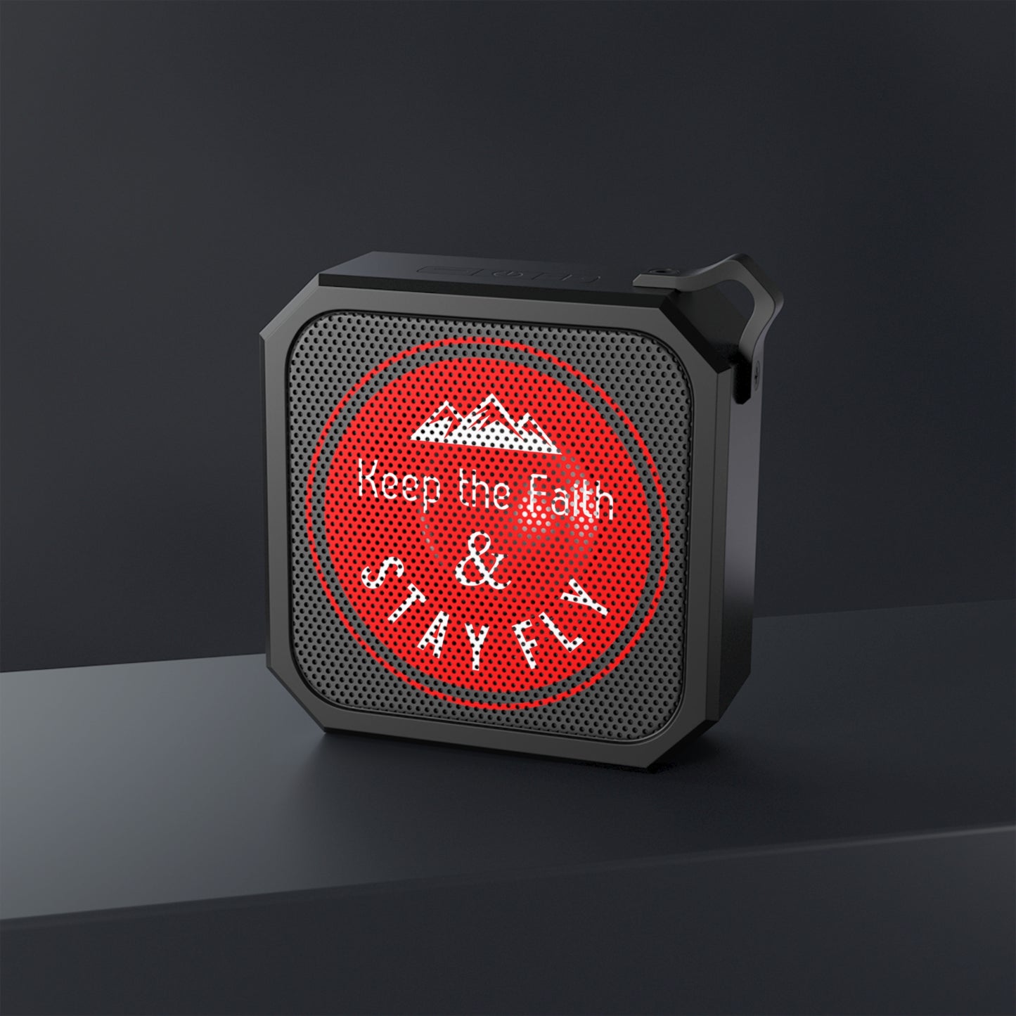 Keep The Faith & Stay Fly Outdoor Bluetooth Speaker