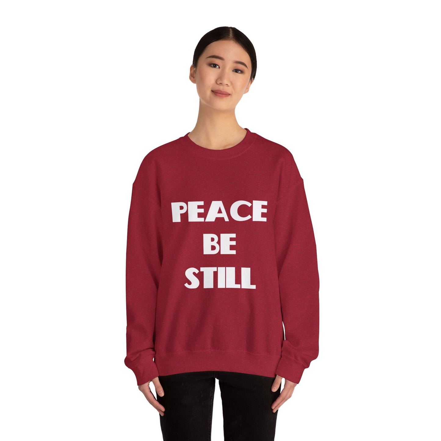 Peace Be Still Christian Sweatshirt, Christian Gifts, Christian Back To School Gifts, Trendy Christian Apparel