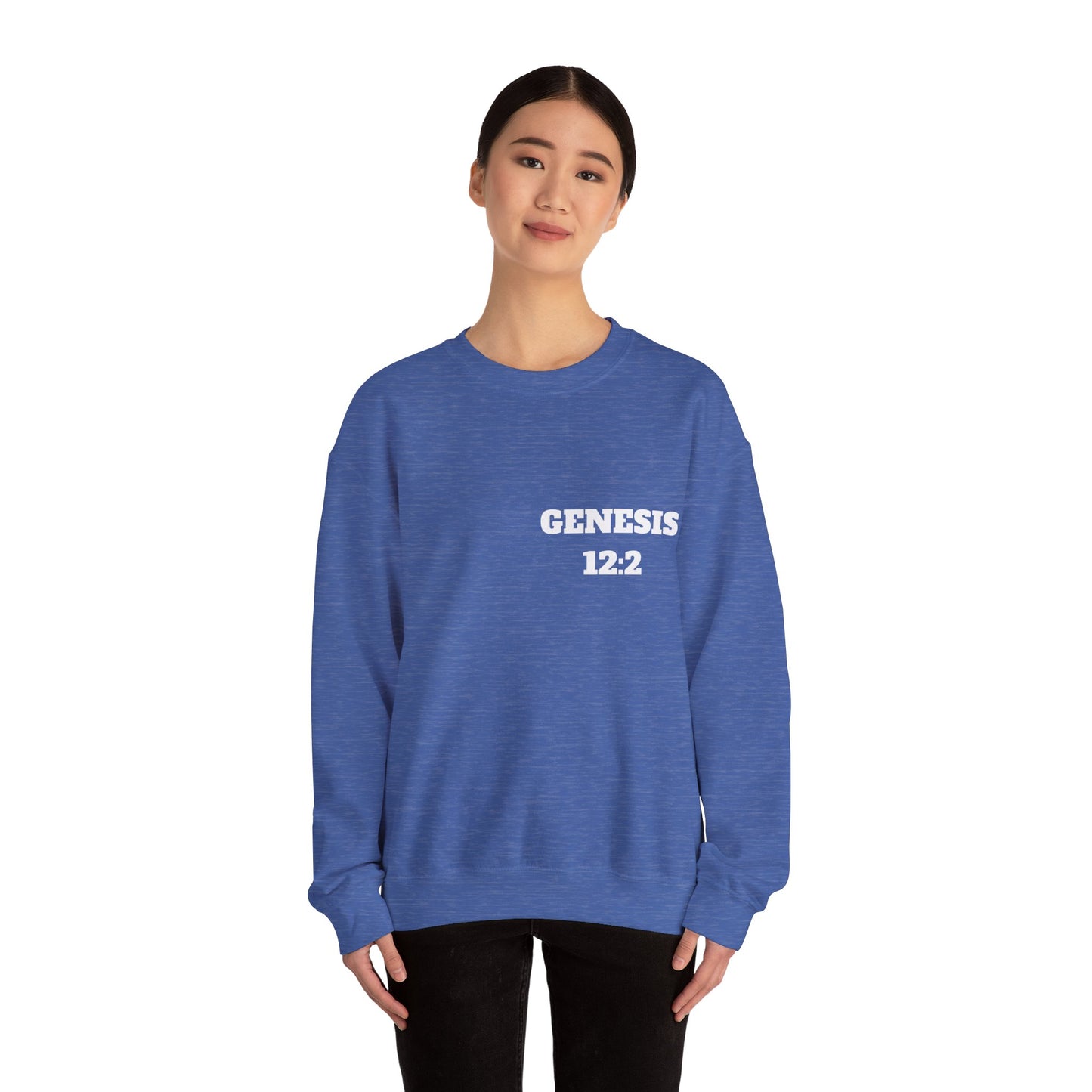 Genesis 12:2 Christian Sweatshirt, Christian Gifts, Christian Back To School Gifts, Trendy Christian Apparel