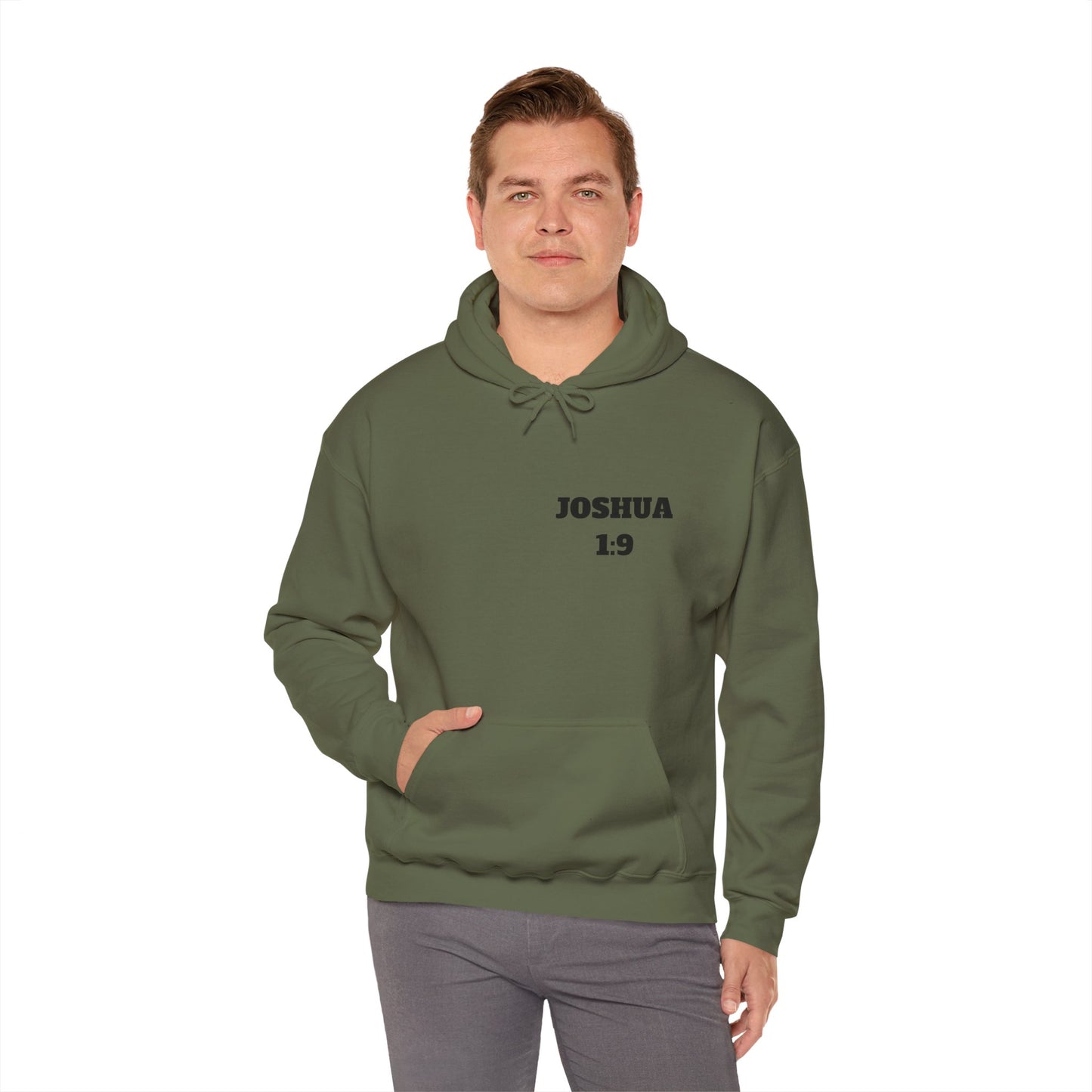 Joshua 1:9 Christian Hoodie, Christian Gifts, Christian Back To School Gifts, Trendy Christian Apparel