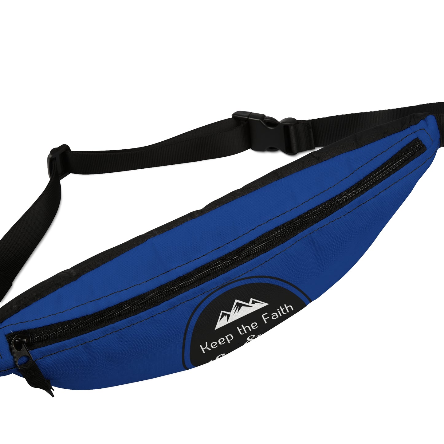 Keep The Faith & Stay Fly Christian Fanny Pack (Dark Blue), Christian Bag, Christian Gifts, Christian Back To School Gifts, Trendy Christian Apparel