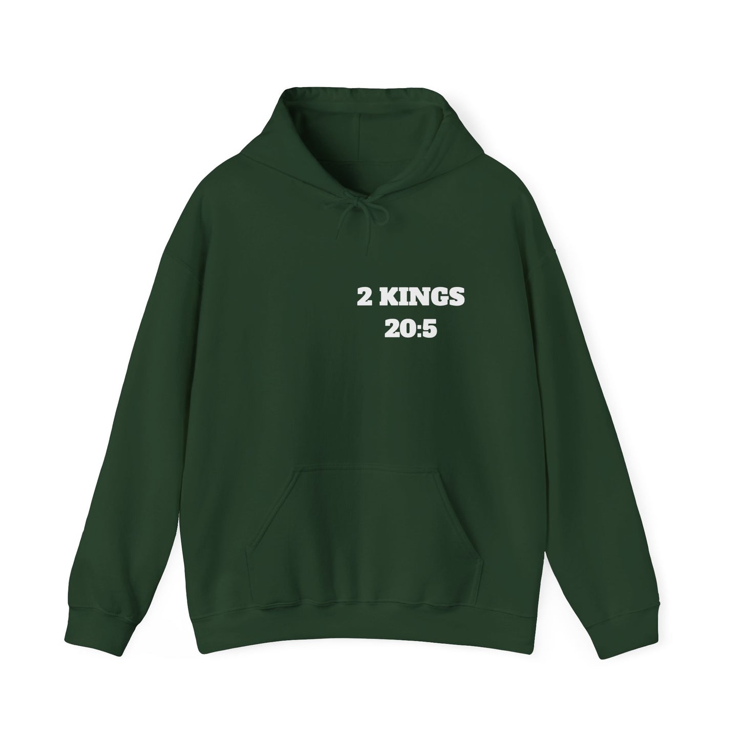 2 Kings 20:5 Christian Hoodie, Christian Gifts, Christian Back To School Gifts, Trendy Christian Apparel
