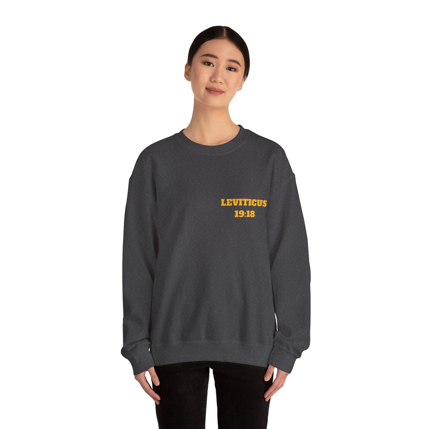 Leviticus 19:18 Christian Sweatshirt, Christian Gifts, Christian Back To School Gifts, Trendy Christian Apparel