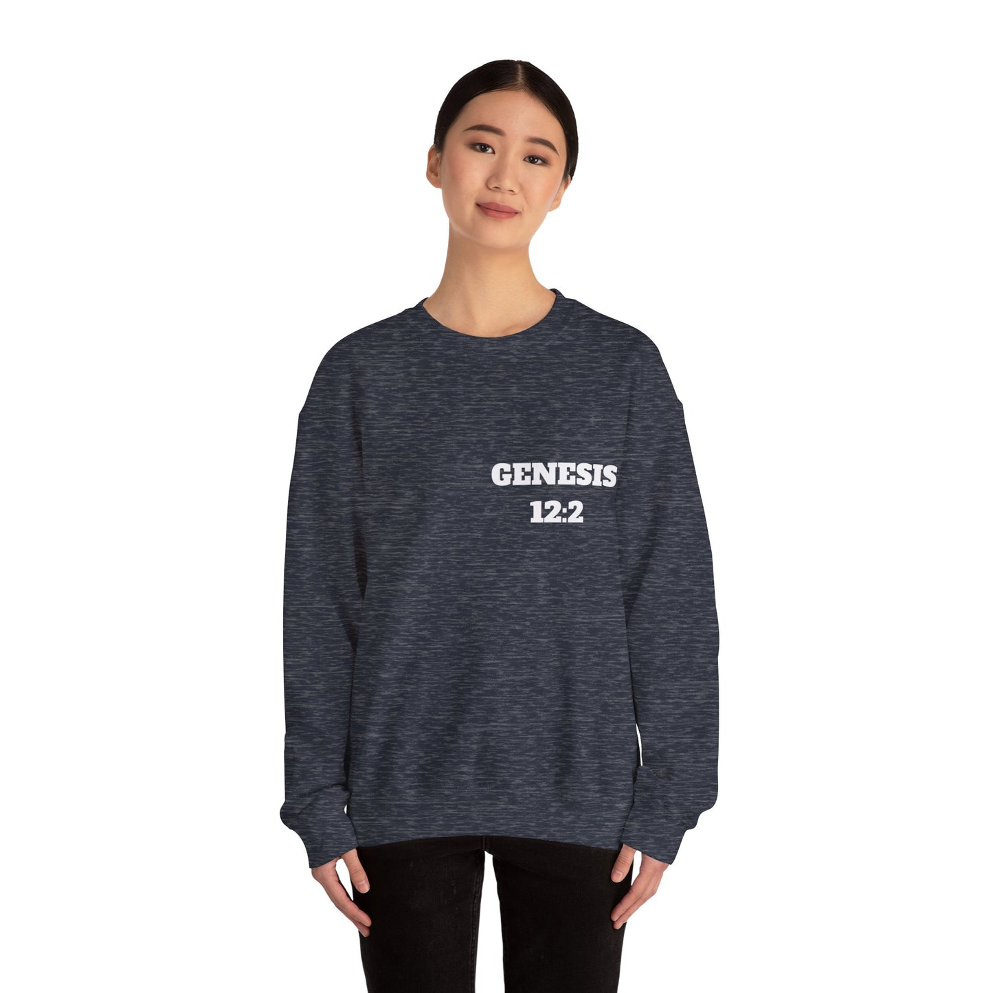 Genesis 12:2 Christian Sweatshirt, Christian Gifts, Christian Back To School Gifts, Trendy Christian Apparel