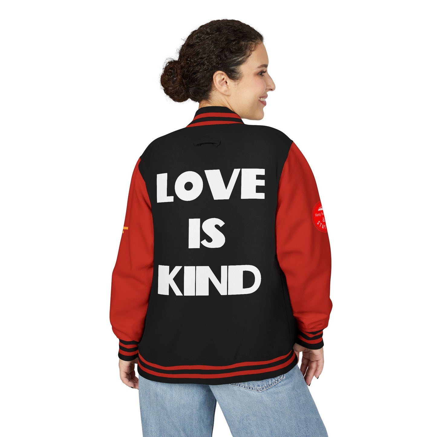 Love Is Kind Letterman Jacket, Christian Letterman Jacket, Christian Streetwear