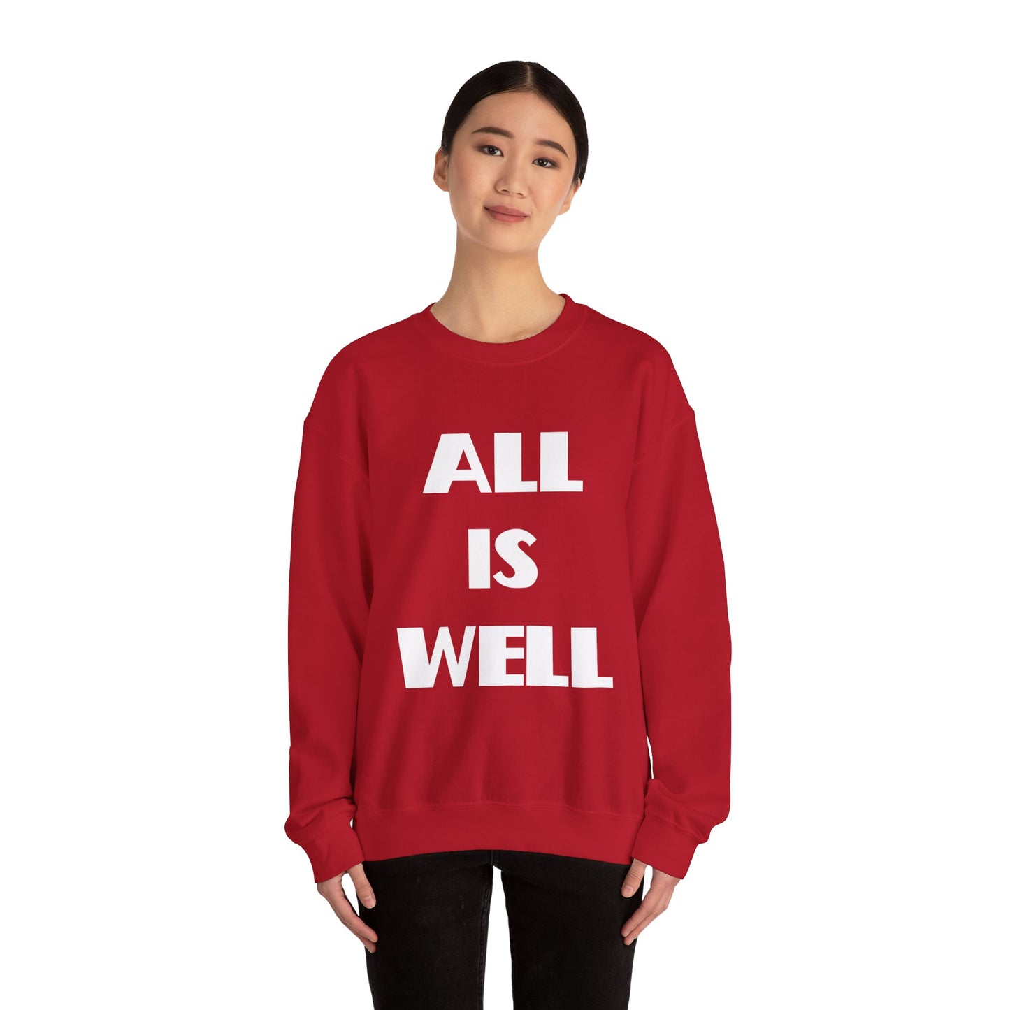 All Is Well Christian Sweatshirt, Christian Gifts, Christian Back To School Gifts, Church Outfits