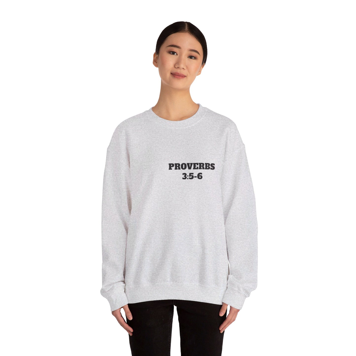 Proverbs 3:5-6 - Christian Clothing, Christian Shirts, Christian Sweatshirt, Christian Hoodie, Top Religious Shirts, Easter, Bible Shirts