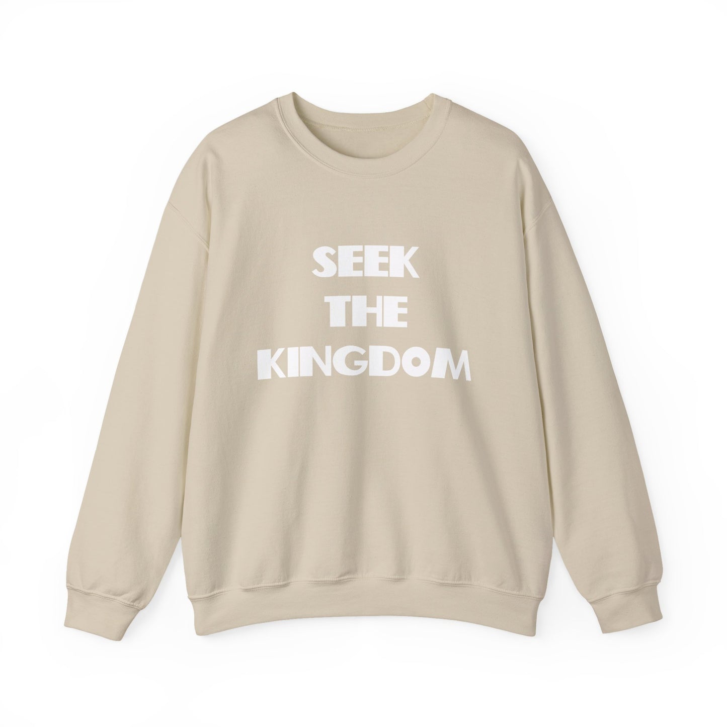 Seek The Kingdom Sweatshirt, Christian Gifts, Trendy Christian Apparel, Christian Christmas Gifts
