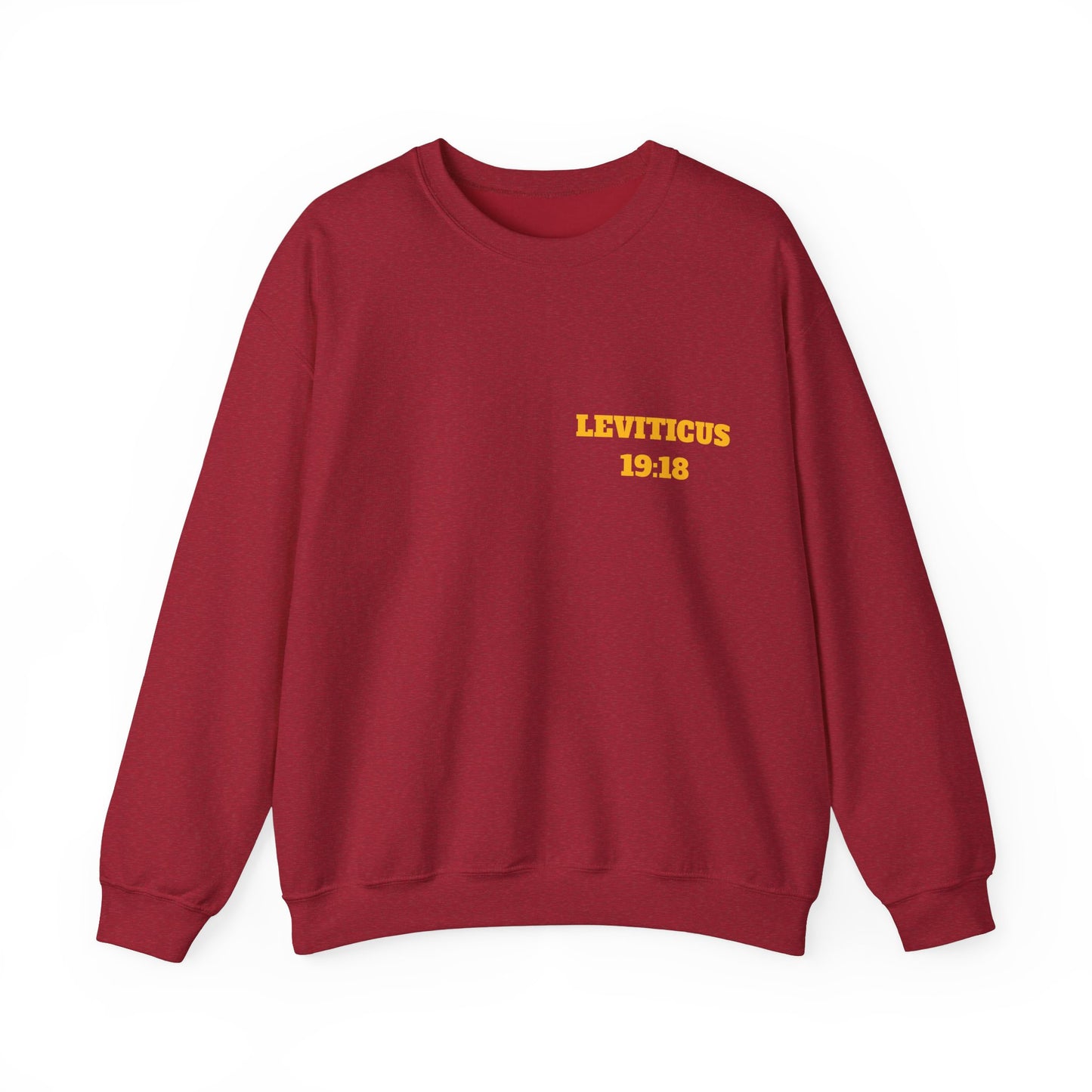 Leviticus 19:18 Christian Sweatshirt, Christian Gifts, Christian Back To School Gifts, Trendy Christian Apparel