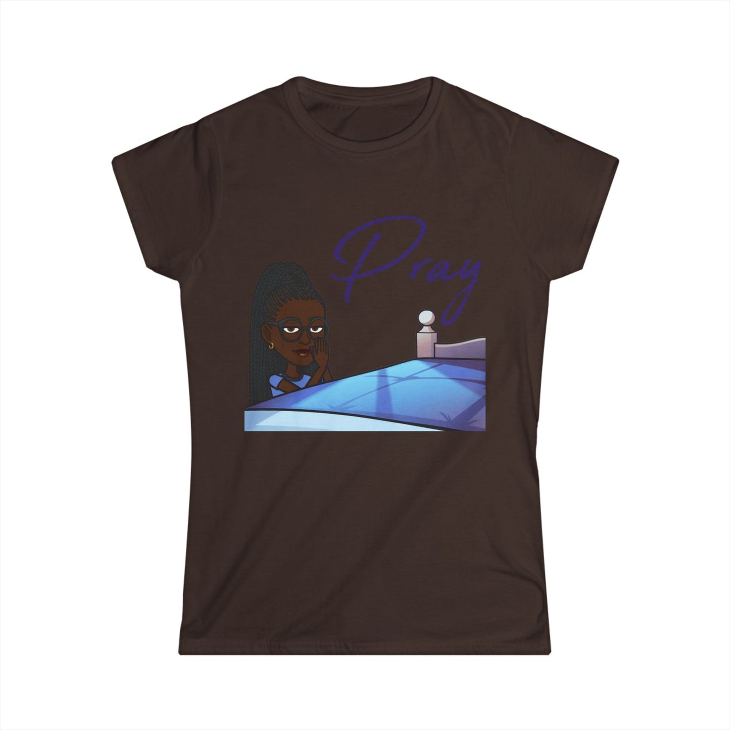 Praying Bitmoji Christian Women's TShirt, Women's Easter TShirt, Easter Gifts, Women's Easter Gifts, Christian Women's Clothing, Pray TShirt