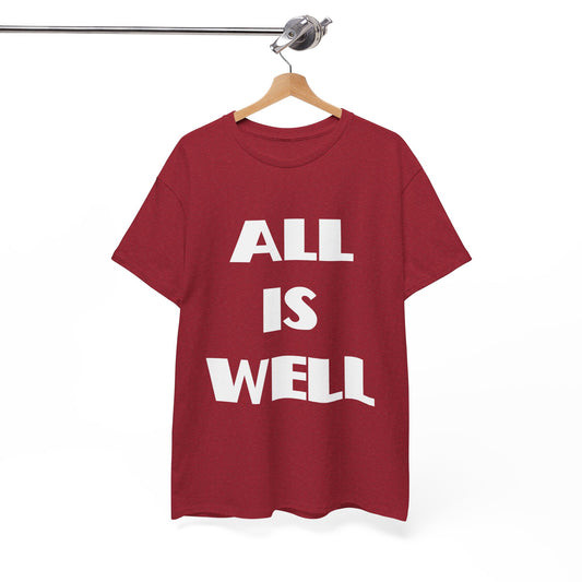 All Is Well Christian T-Shirts, Christian Gifts, Christian Back To School Gifts, Church Outfits