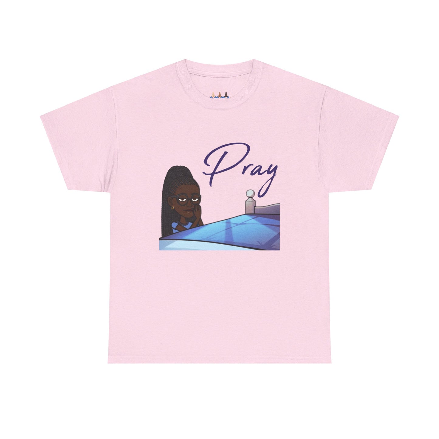 Praying Bitmoji Christian Women's TShirt, Women's Easter Outfit, Easter Gifts, Women's Easter Gifts, Christian Women's Clothing, Pray TShirt