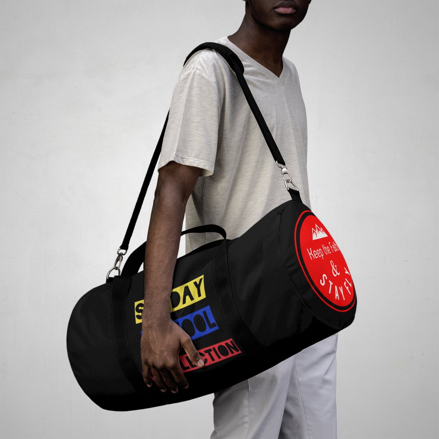 Keep The Faith & Stay Fly Duffel Bag