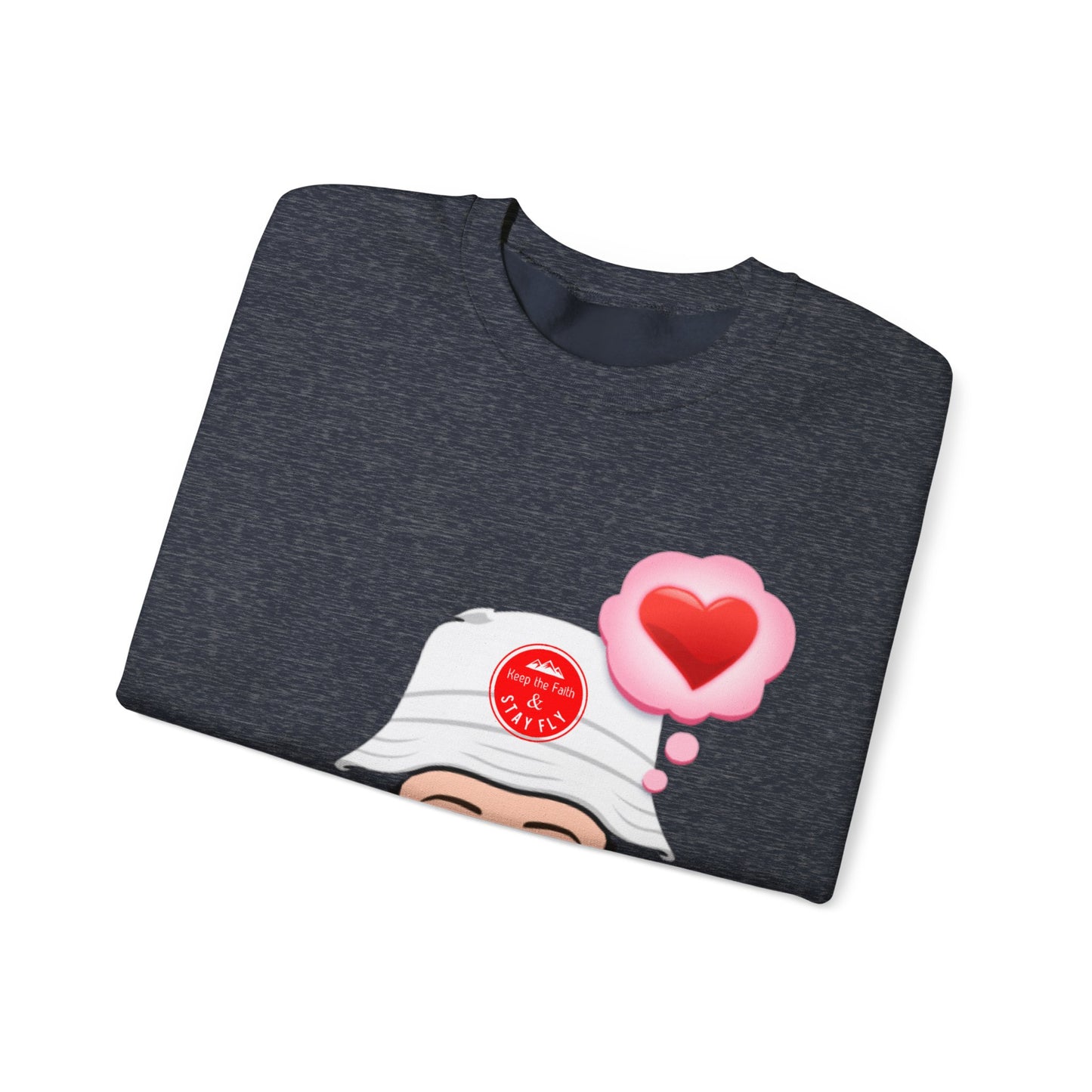 Love Is Kind Women's Christian Emoji Sweatshirt