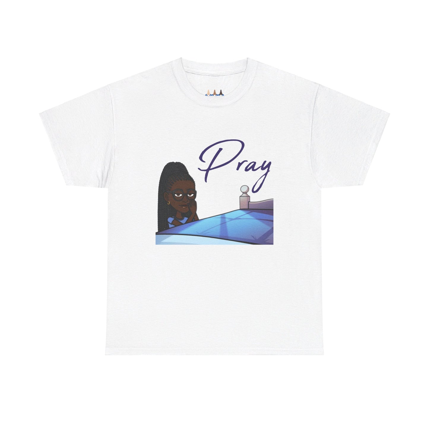 Praying Bitmoji Christian Women's TShirt, Women's Easter Outfit, Easter Gifts, Women's Easter Gifts, Christian Women's Clothing, Pray TShirt