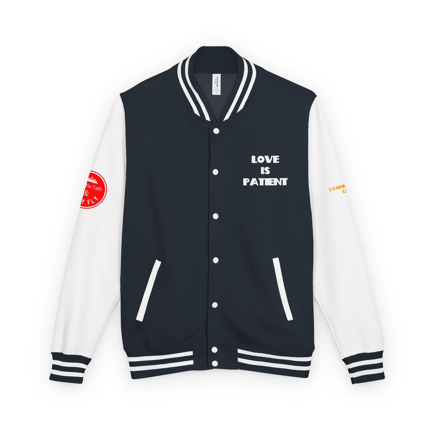 Love Is Kind Letterman Jacket, Christian Letterman Jacket, Christian Streetwear