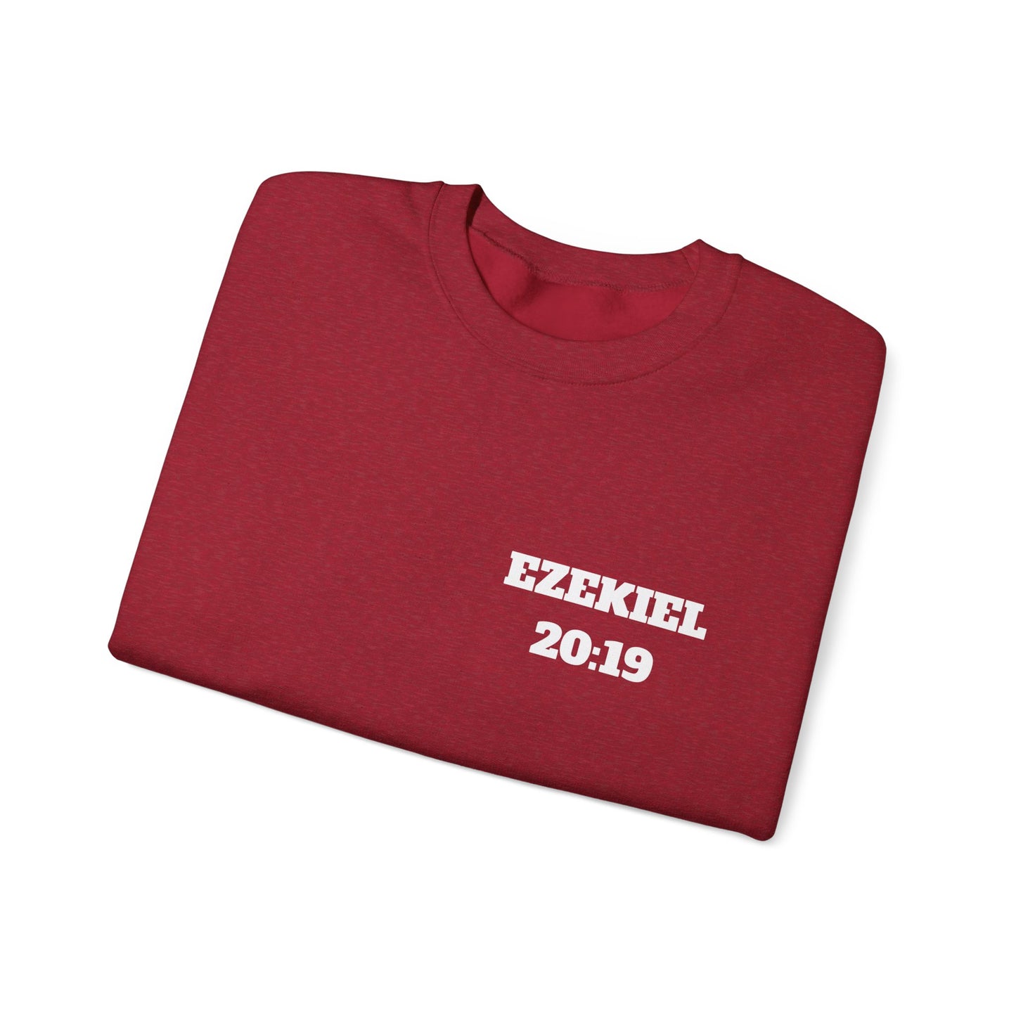 Ezekiel 20:19 Christian Sweatshirt, Christian Gifts, Christian Back To School Gifts, Church Outfits