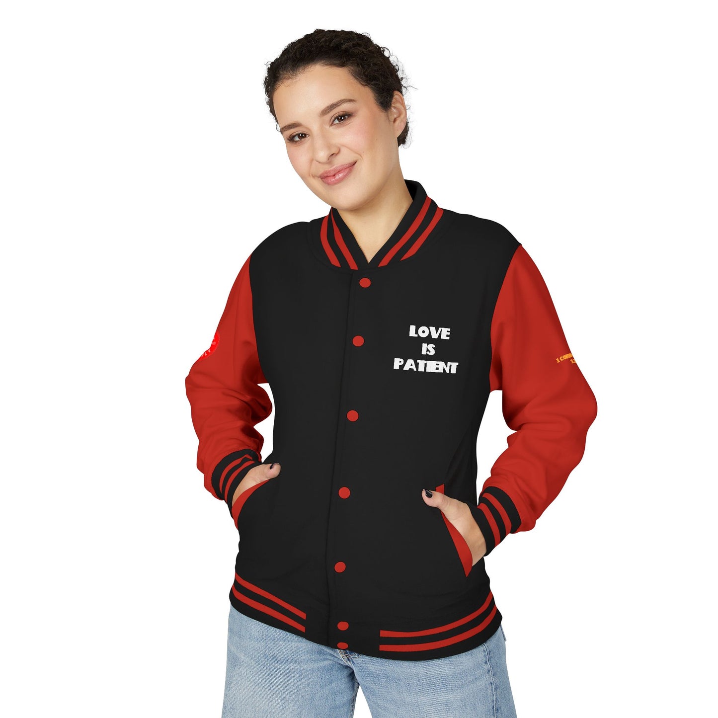 Love Is Kind Letterman Jacket, Christian Letterman Jacket, Christian Streetwear