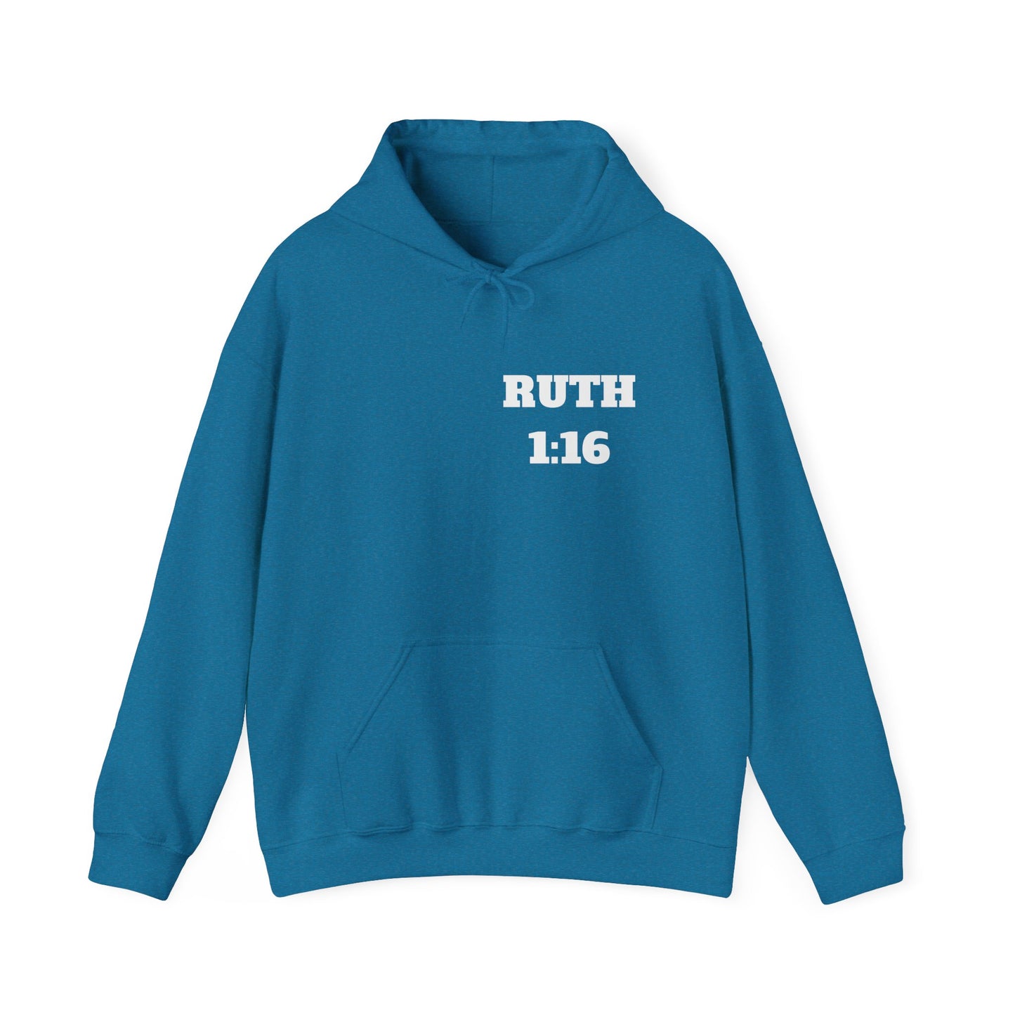 Ruth 1:16 Christian Hoodie, Christian Gifts, Christian Back To School Gifts, Trendy Christian Apparel