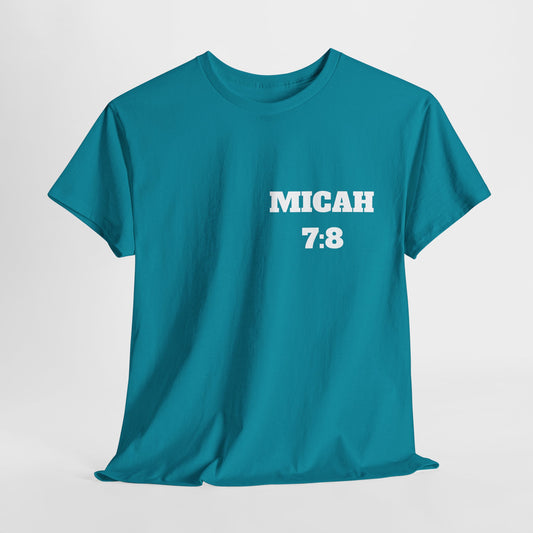 Micah 7:8 Christian T-Shirt, Christian Gifts, Christian Back To School Gifts, Trendy Christian Apparel