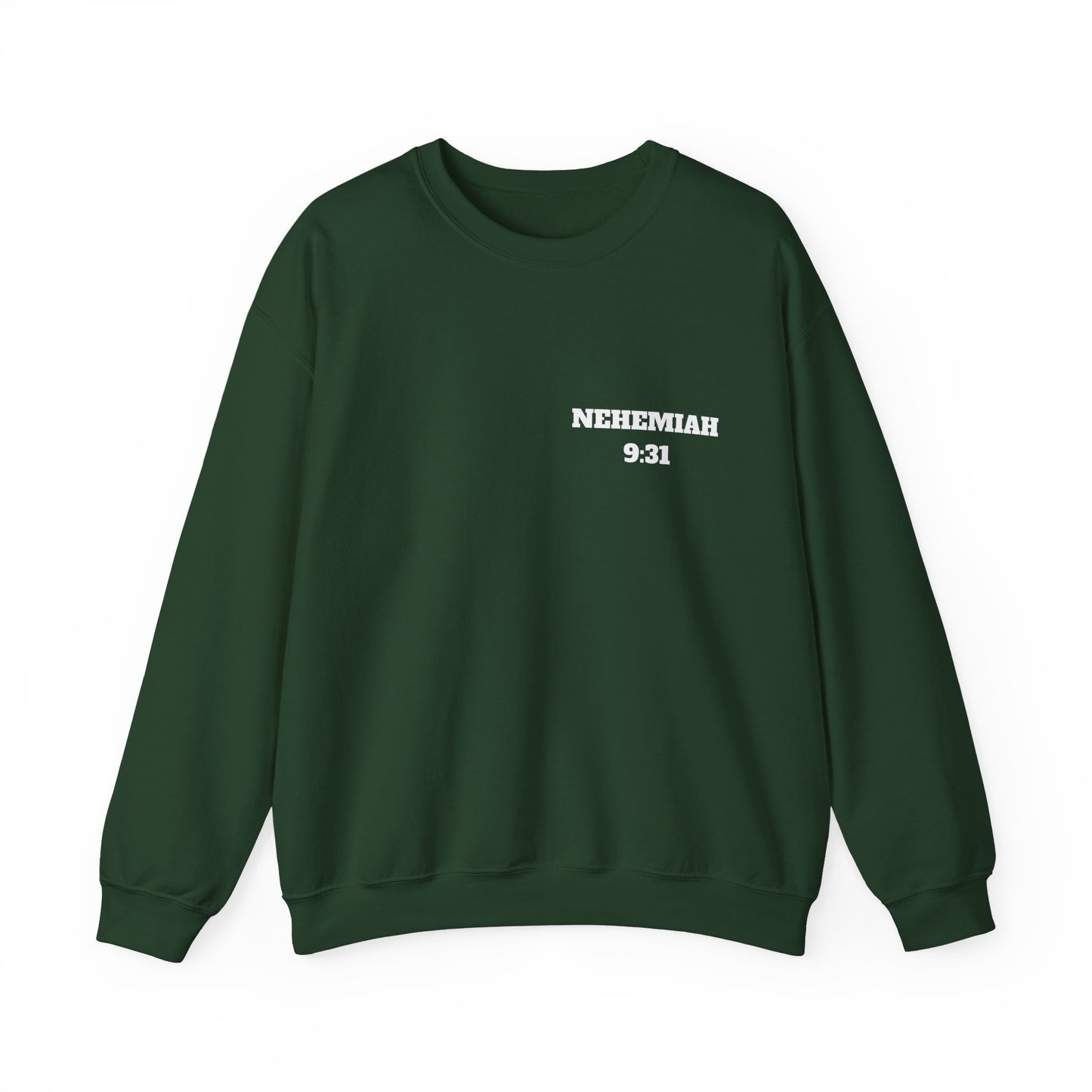 Nehemiah 9:31 Christian Sweatshirt, Christian Gifts, Christian Back To School Gifts, Church Outfits