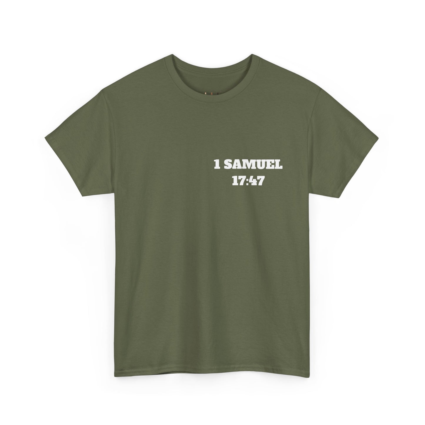 1 Samuel 17:47 Christian T-Shirt, Christian Gifts, Christian Back To School Gifts, Trendy Christian Apparel