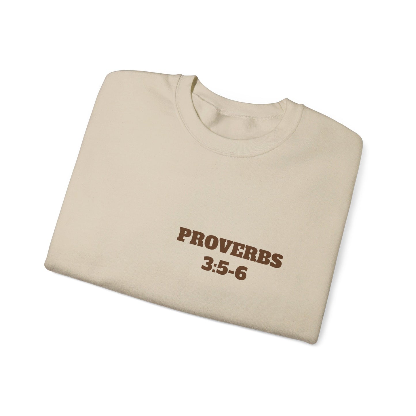 Proverbs 3:5-6 - Christian Clothing, Christian Shirts, Christian Sweatshirt, Christian Hoodie, Top Religious Shirts, Easter, Bible Shirts