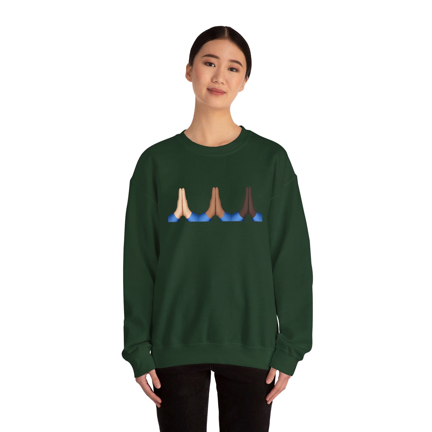 Praying Hands Emoji Shirt -Pray Shirt, Pray Sweatshirt, Christian Clothing, Christian Shirts, Christian Sweatshirt, Christian Hoodie, Prayer