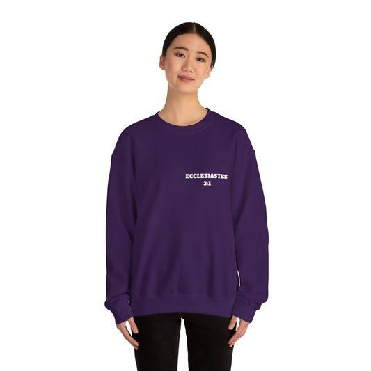 Ecclesiastes 3:1 Christian Sweatshirt, Christian Gifts, Christian Back To School Gifts, Church Outfits