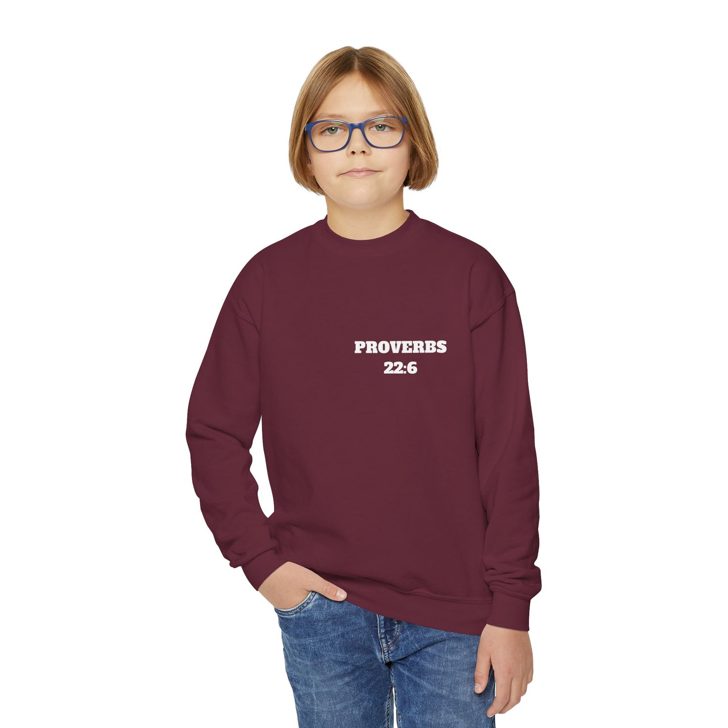 Proverbs 22:6 - Christian Kids Clothing, Kids Christian Shirt, Christian Sweatshirt, Christian Hoodie, Kids Church Shirts, Kids Bible Shirts