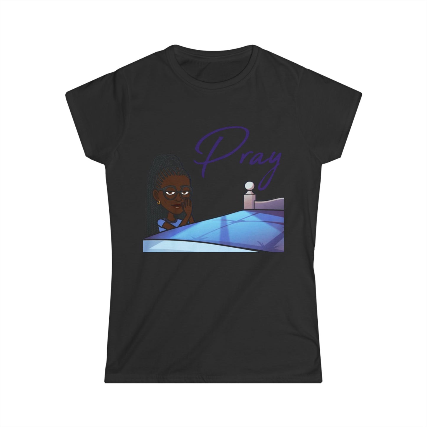 Praying Bitmoji Christian Women's TShirt, Women's Easter TShirt, Easter Gifts, Women's Easter Gifts, Christian Women's Clothing, Pray TShirt