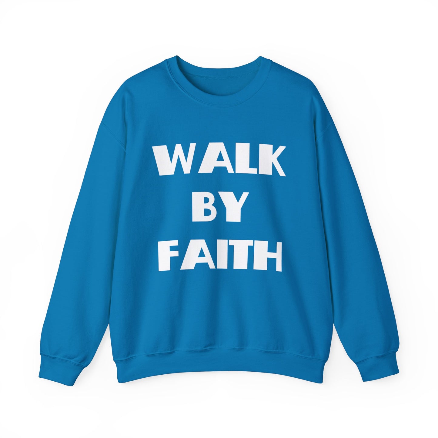 Walk By Faith Christian Sweatshirt, Christian Gifts, Christian Back To School Gifts, Trendy Christian Apparel