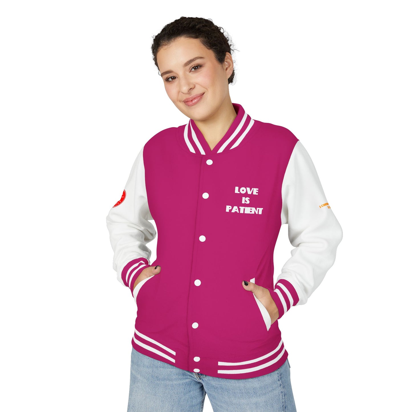 Love Is Kind Letterman Jacket, Christian Letterman Jacket, Christian Streetwear