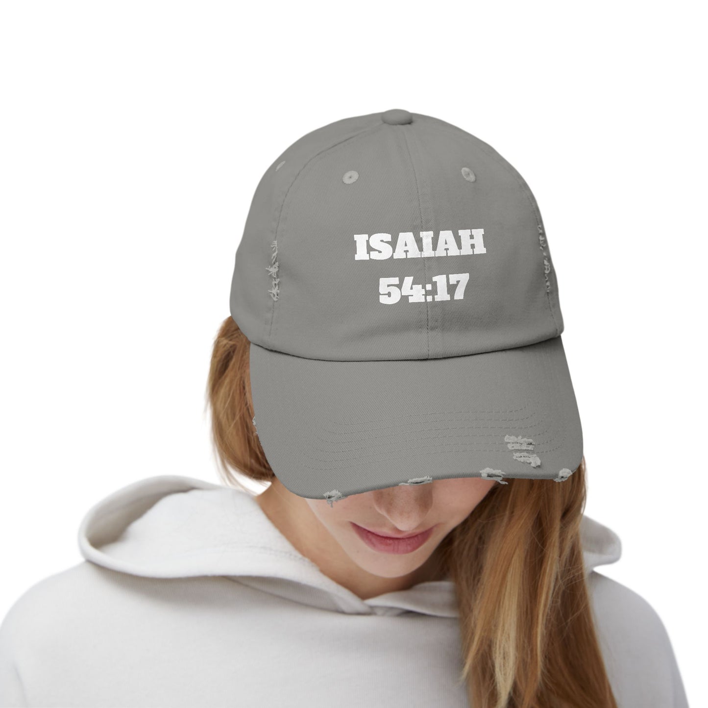 Isaiah 54:17 Christian Dad Hat, Christian Caps, Church Hats For Women, Mens Christian Hats, Spring Clothing, Christian Gifts, Distressed Cap