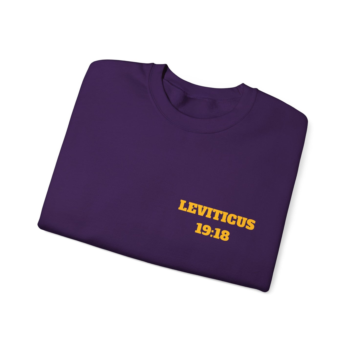 Leviticus 19:18 Christian Sweatshirt, Christian Gifts, Christian Back To School Gifts, Trendy Christian Apparel