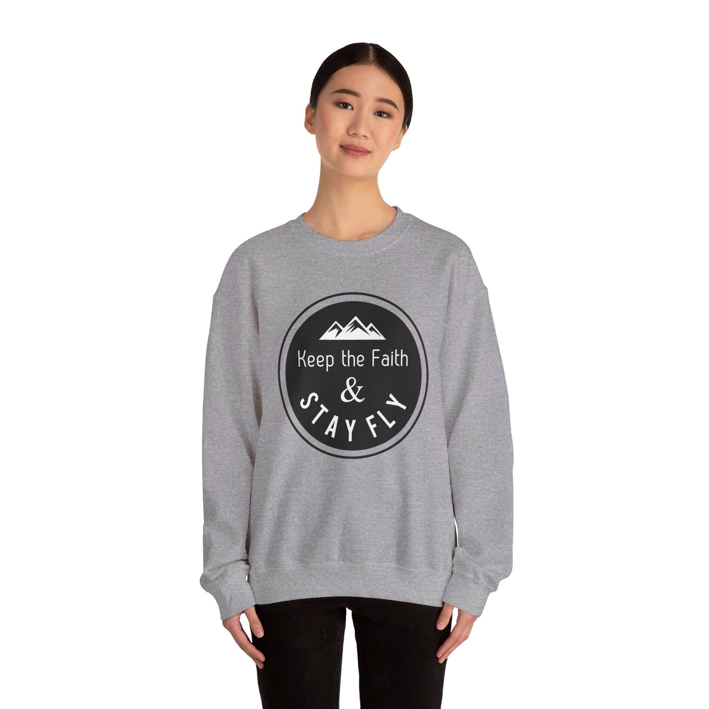 Keep The Faith & Stay Fly Christian Clothing, Christian Shirts, Christian Sweatshirt, Christian Hoodie, Top Religious Shirts, Bible Shirts