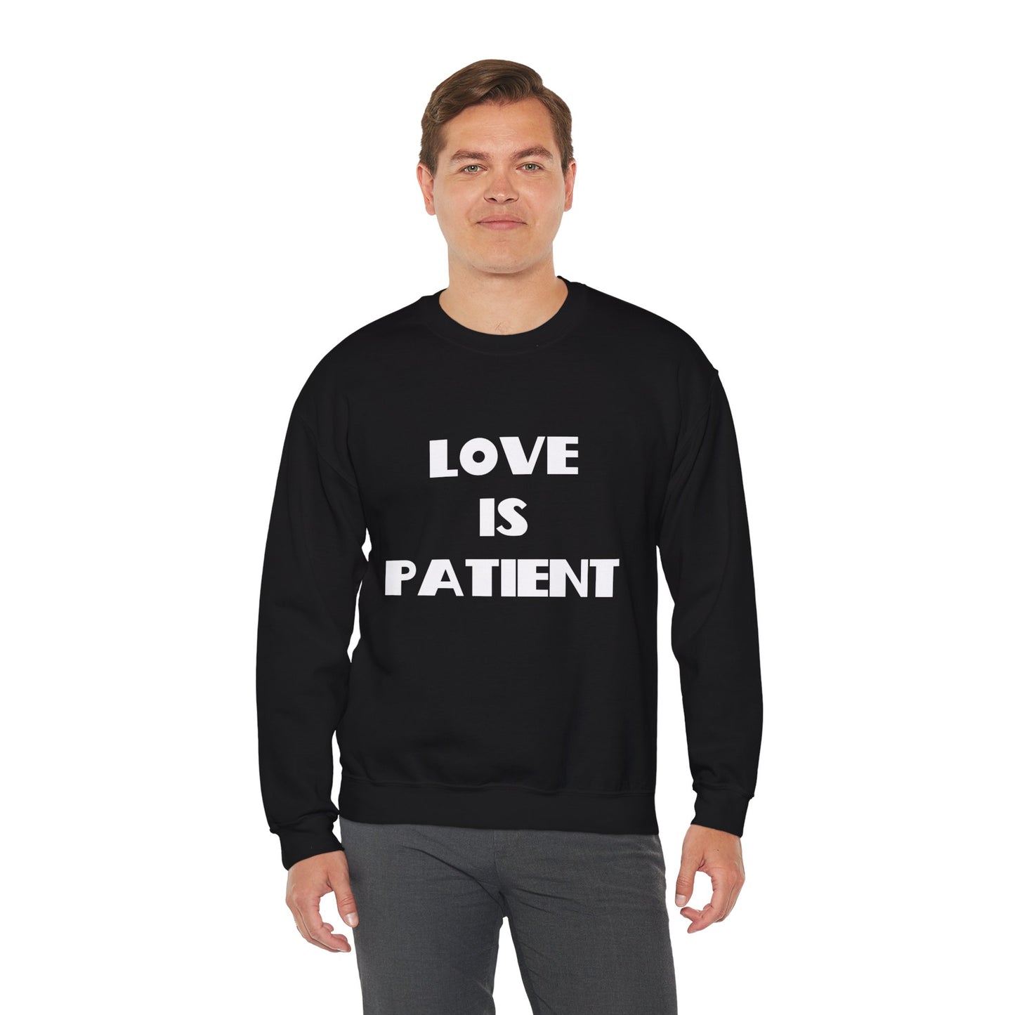 Love is Patient Christian Sweatshirt, Christian Gifts, Christian Back To School Gifts, Church Outfits