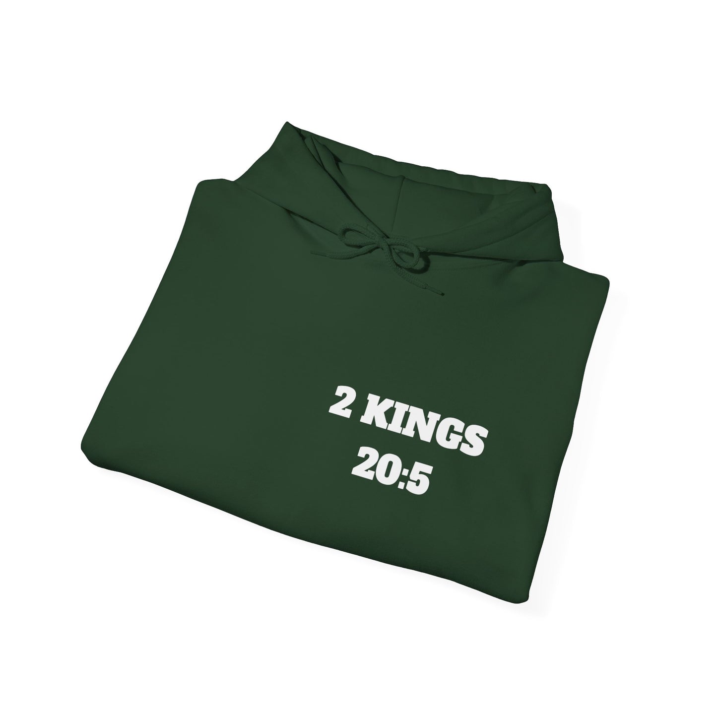 2 Kings 20:5 Christian Hoodie, Christian Gifts, Christian Back To School Gifts, Trendy Christian Apparel
