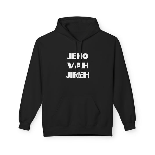 Jehovah Jireh Hoodie — Minimalist Christian Faith Pullover