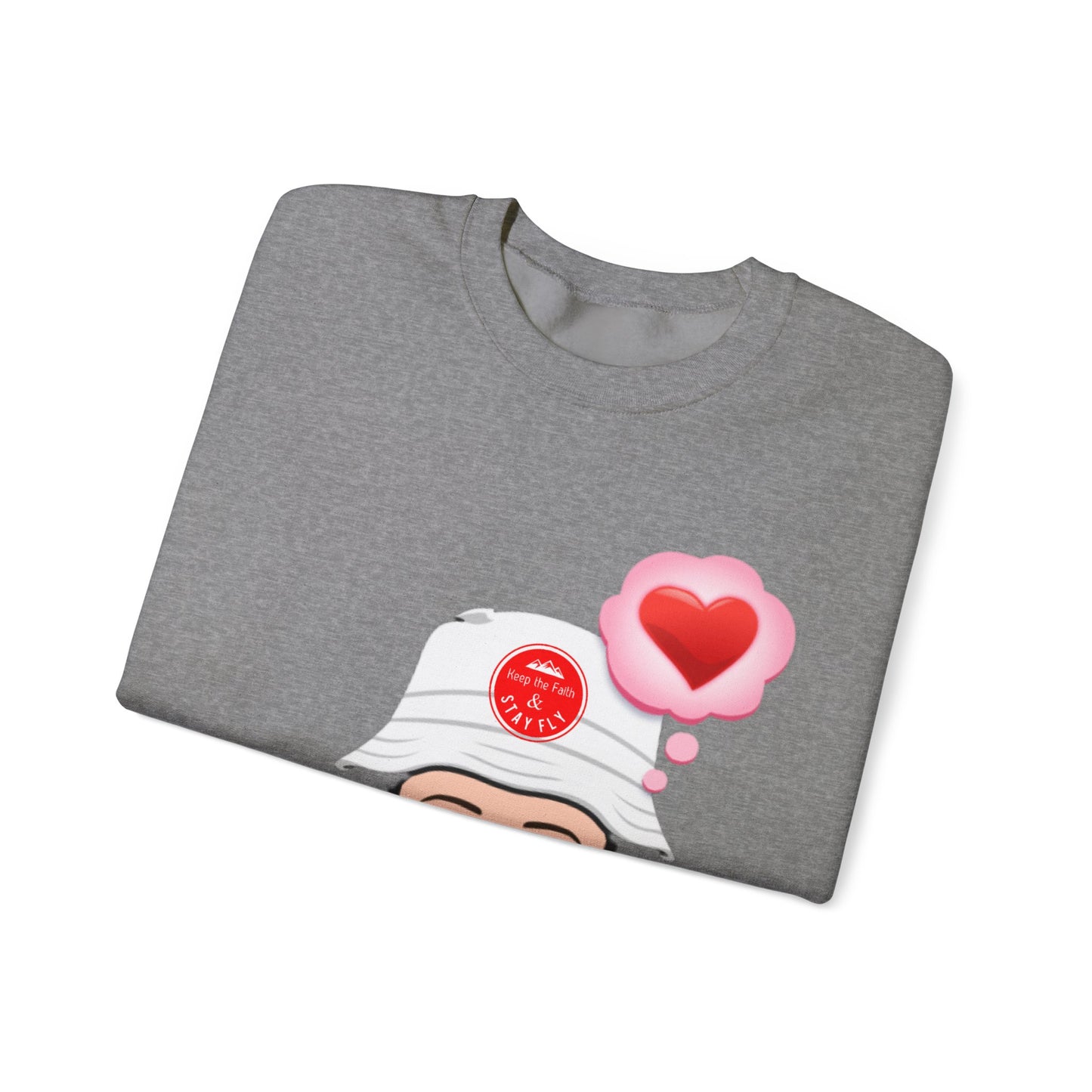 Love Is Kind Women's Christian Emoji Sweatshirt
