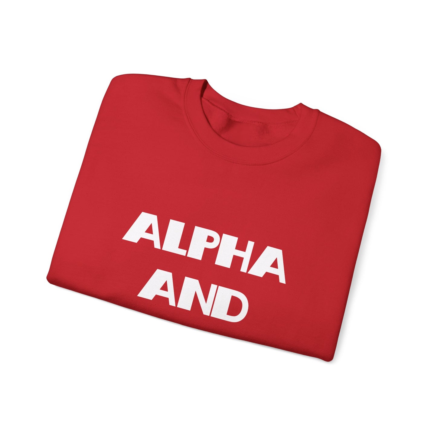 Alpha and Omega Christian Sweatshirt - Christian Gifts, Trendy Christian Apparel, Christian Clothing