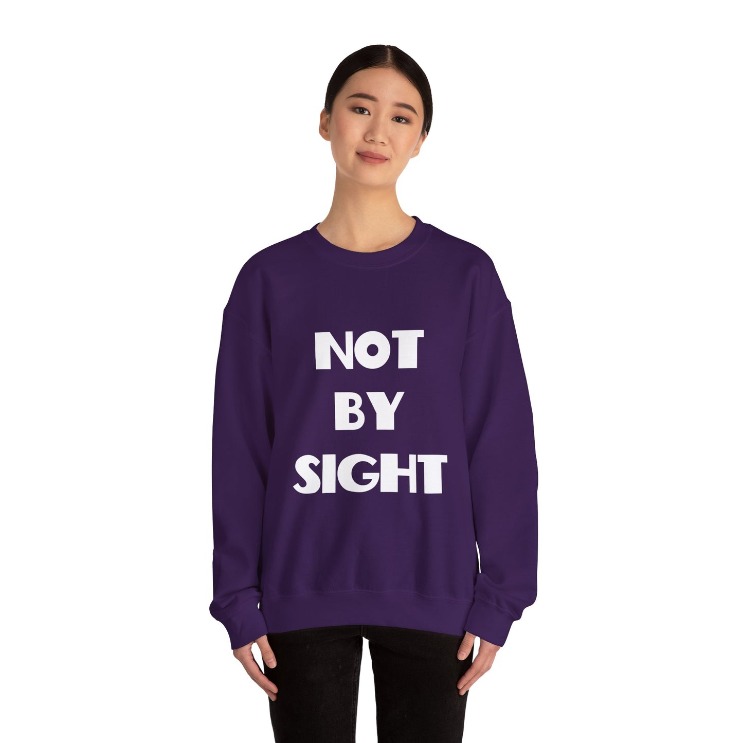 Not By Sight Christian Sweatshirt, Christian Gifts, Christian Back To School Gifts, Church Outfits