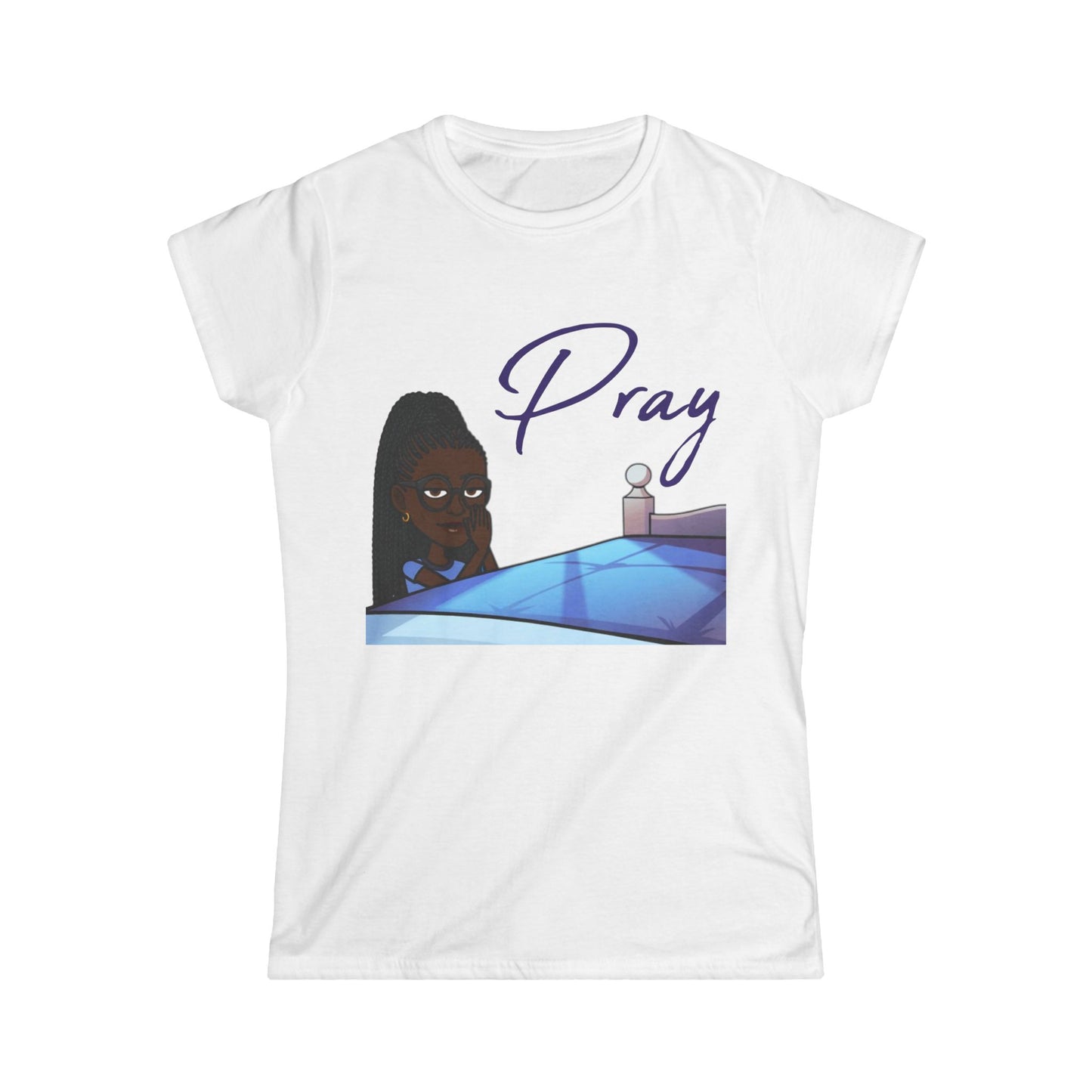 Praying Bitmoji Christian Women's TShirt, Women's Easter TShirt, Easter Gifts, Women's Easter Gifts, Christian Women's Clothing, Pray TShirt