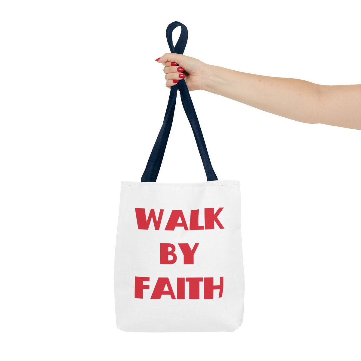Walk By Faith Christian Tote Bag
