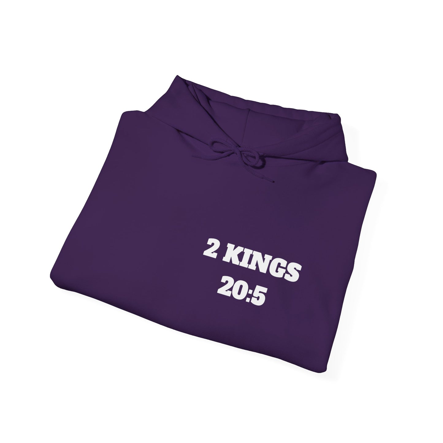 2 Kings 20:5 Christian Hoodie, Christian Gifts, Christian Back To School Gifts, Trendy Christian Apparel