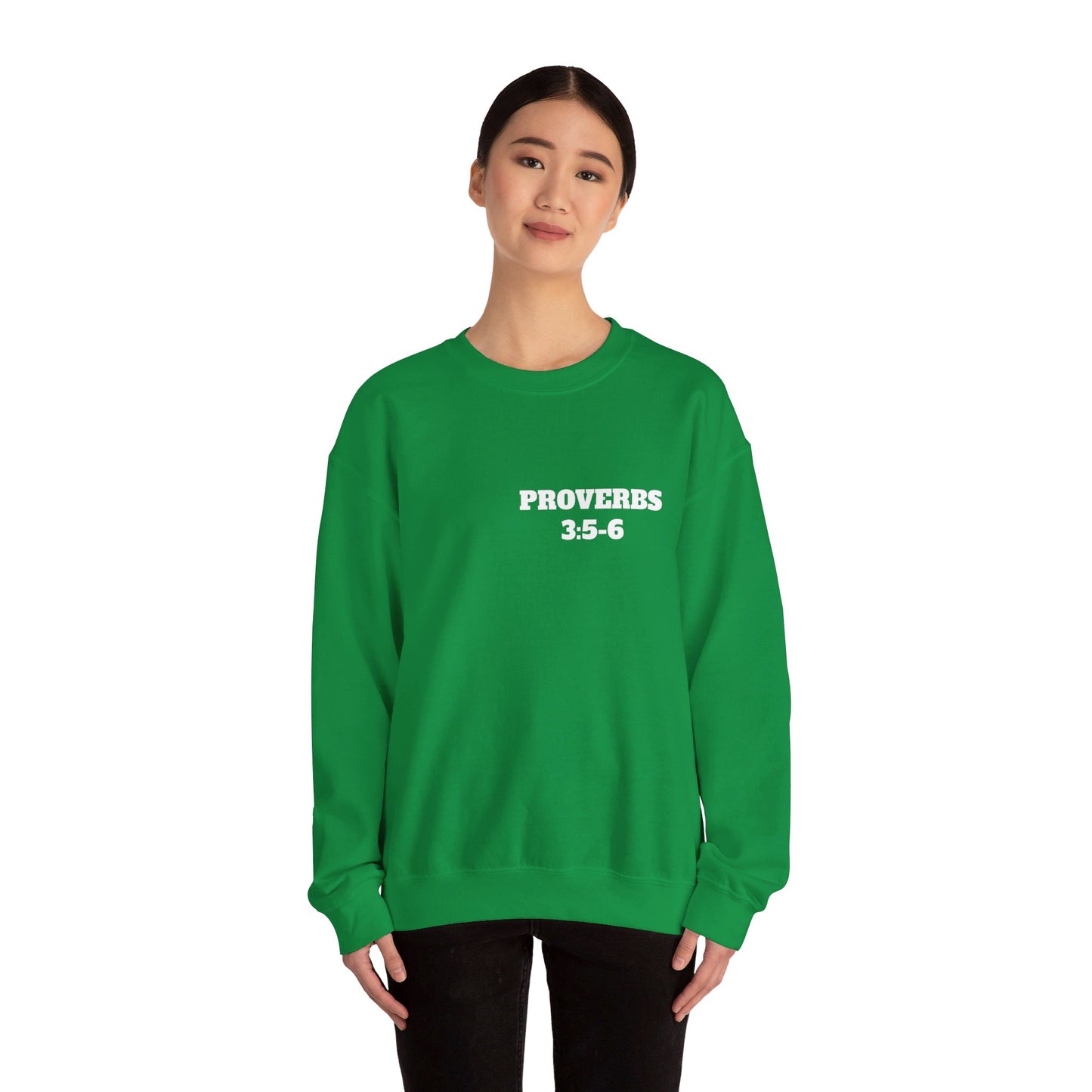 Proverbs 3:5-6 - Christian Clothing, Christian Shirts, Christian Sweatshirt, Christian Hoodie, Top Religious Shirts, Easter, Bible Shirts