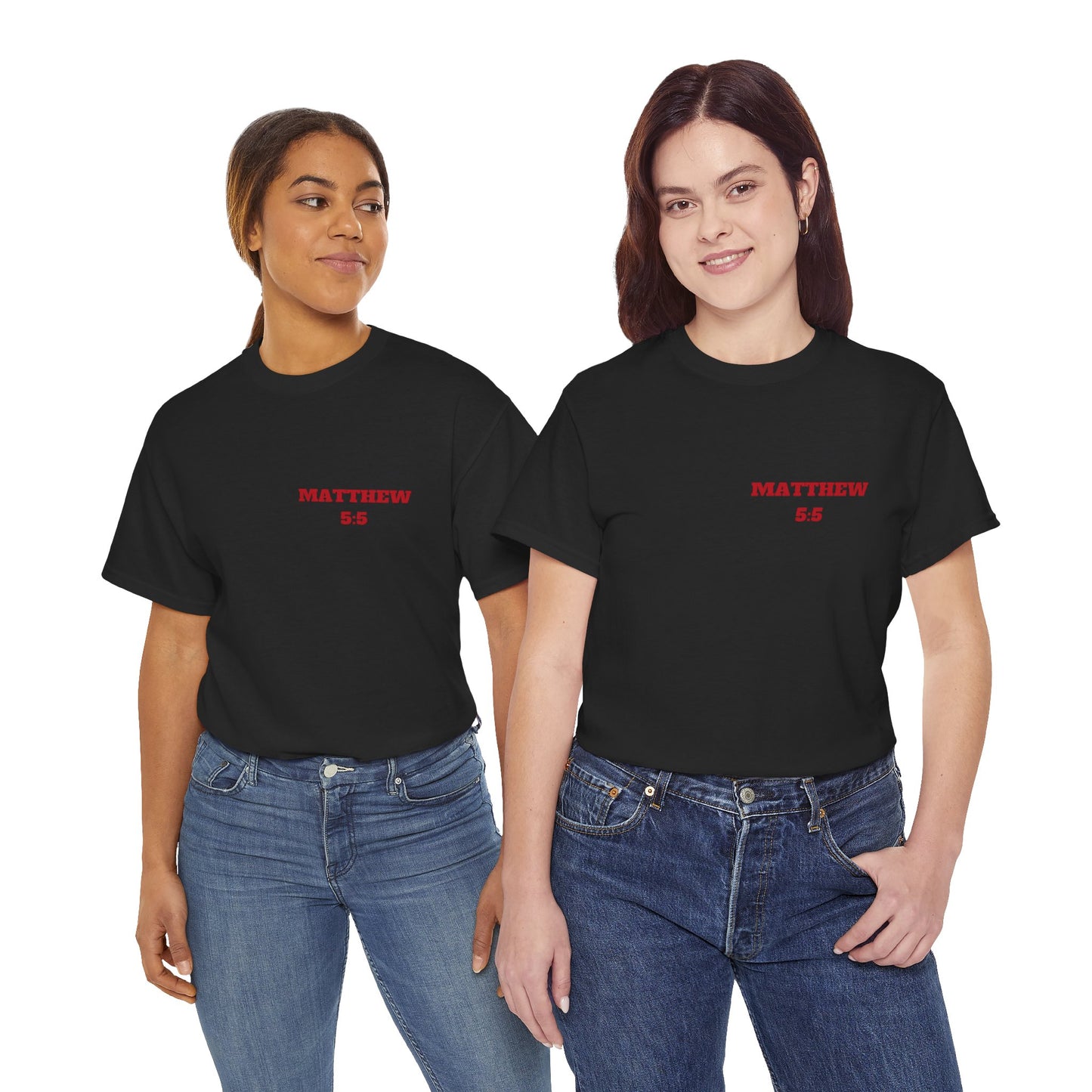 Matthew 5:5 Christian T-Shirt, Christian Gifts, Christian Back To School Clothes, Church Outfits