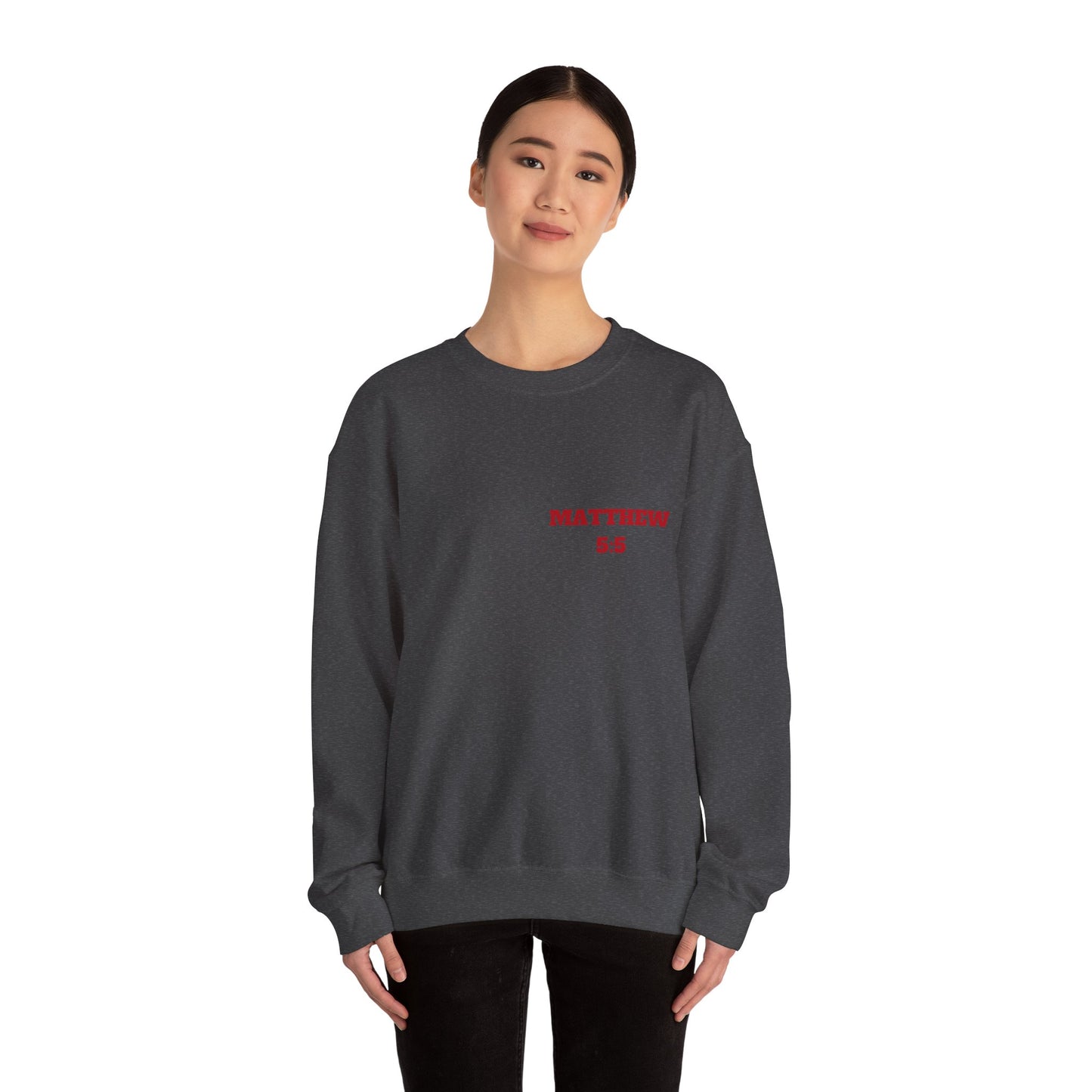 Matthew 5:5 Christian Sweatshirt, Christian Tee Shirts, Faith T-Shirts, Bible Verse T-Shirts, Christian Tees With Scripture